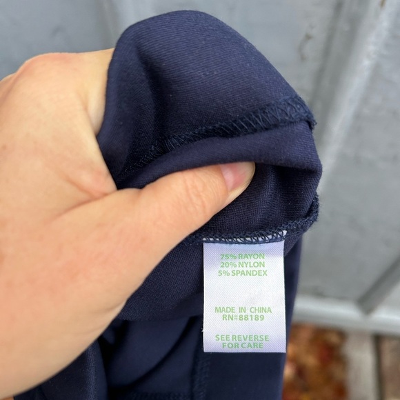 Lilly Pulitzer Navy Travel Pants - Picture 8 of 9